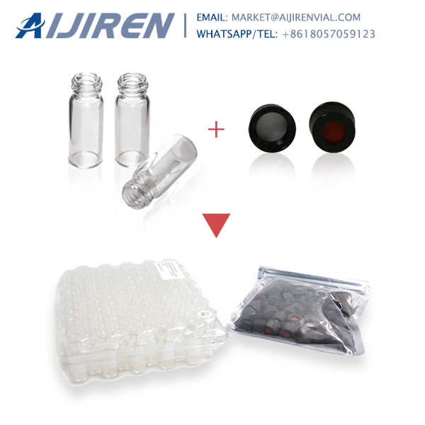 2ml hplc 11mm crimp top glass vial Aijiren   autosampler for sale